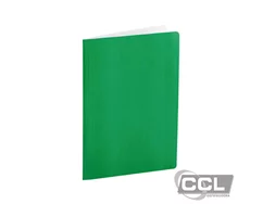 Pasta com grampo pl�stico DelloPlus verde 0290T