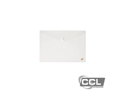 Pasta envelope com bot�o A4 cristal com 12 unidades Yes DB803A