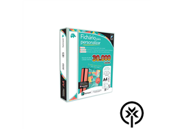 Pasta fich�rio 4 argolas A4 6cm branca jumbo Chies 1379