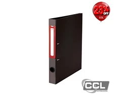Pasta fich�rio 4 argolas A4 reciclado vermelho DAC - 657VM