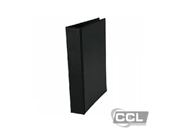 Pasta fich�rio 4 argolas of�cio 4cm preta com revestimento DAC 7059