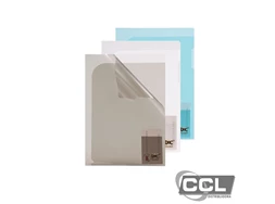 Pasta or�amento em L A4 transparente DAC 644PP pacote com 10 unidades