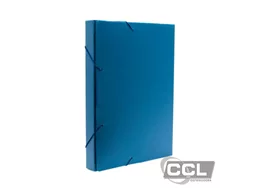 Pasta polionda 3,5cm azul Polibr�s