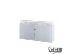 Pasta sanfonada para cheque pp 31 divis�es cristal Plascony SCE31