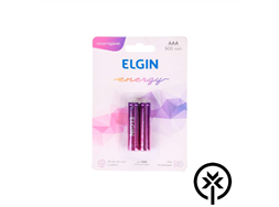 Pilha recarreg�vel AAA 900MAH Elgin com 2 unidades