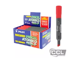 Pincel at�mico 1100p vermelho Pilot caixa com 12 unidades