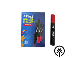 Pincel at�mico at�mico permanente vermelho First BM2117 - unidade