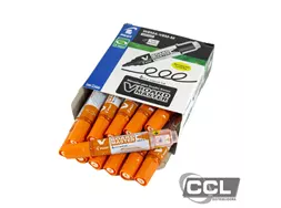 Pincel para quadro branco recarreg�vel WBM-A laranja Pilot com 12 unidades