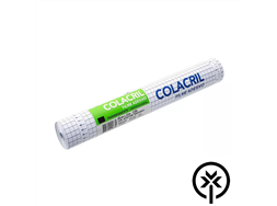 Pl�stico adesivo transparente 45cm x 25m 70micras Colacril