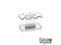Porta carimbo acr�lico para 6 lugares Acrimet 806