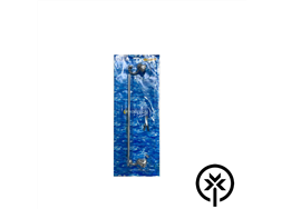 Porta toalha alum�nio cromado reto 47cm Bello Bagno