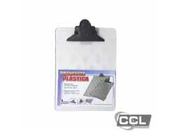 Prancheta de acr�lico 1/2 of�cio cristal Carbrink