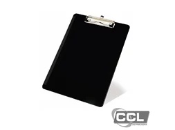 Prancheta de acr�lico A4 preta com prendedor met�lico Wire Clip ref.138.0 Acrimet