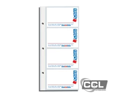 Refil porta cart�o 24cm x 11,4cm com 10 unidades Chies 1409
