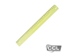 R�gua acrilico 30cm amarelo pastel Dello 3113AP