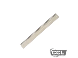 R�gua poliestireno 30cm cinza Dello 3113G