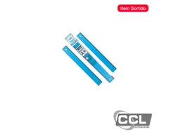 R�gua poliestireno 30cm Dello - cores sortidas