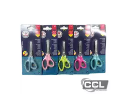 Tesoura escolar 12cm 5 polegadas cabo pl�stico Mundial