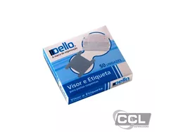 Visor com etiqueta para pasta suspensa com 50 unidades Dello 116-E